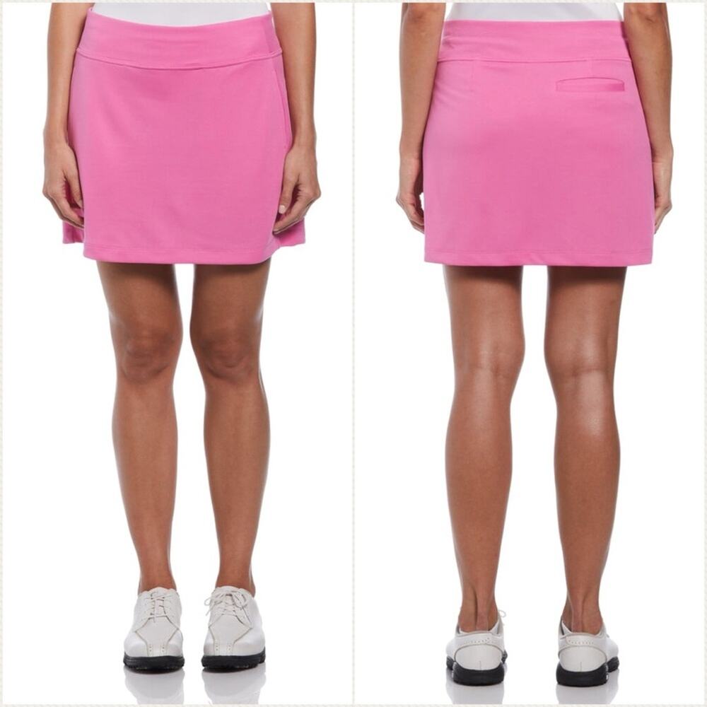PGA TOUR APPAREL Pink AirFlux Power Mesh Golf Skort Skirt Women’s Size Large